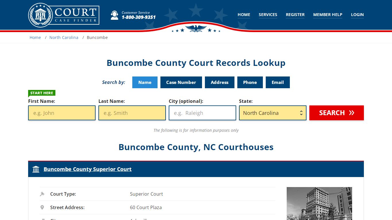 Buncombe County Court Records | NC Case Lookup
